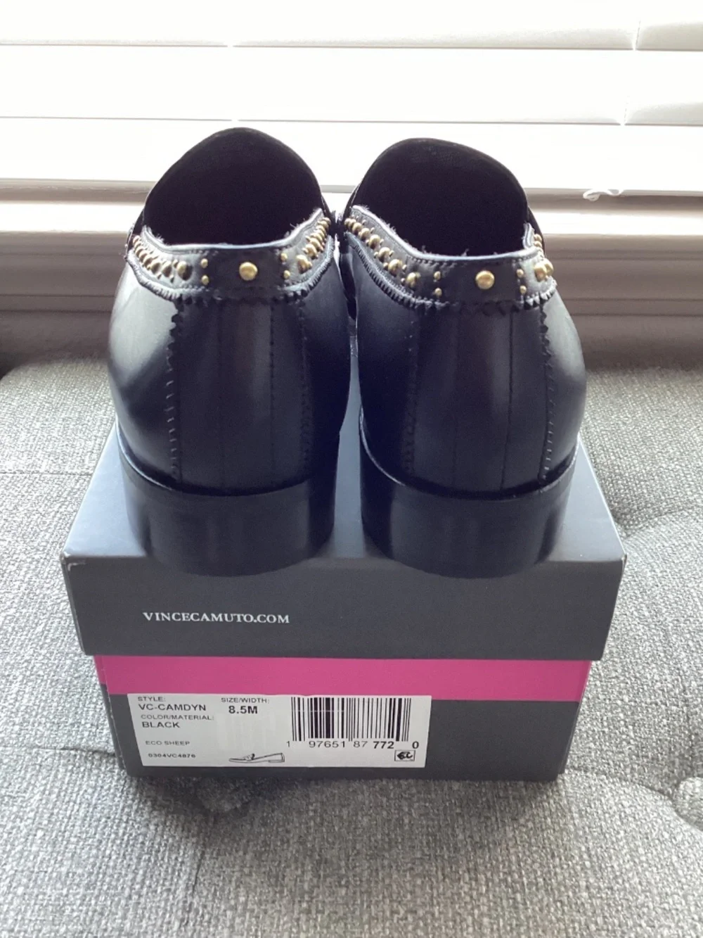 Vince Camuto Camdyn Studded Penny Loafer, size 8.5 - Picture 11 of 12
